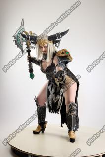 Cori Sindragosa Fighting Pose With Axe 08
